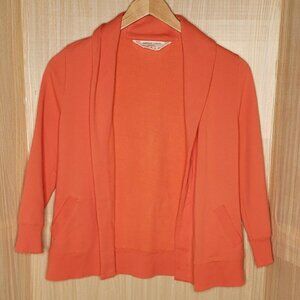 J. Crew Antique Fleece Sweatshirt Jacket Small